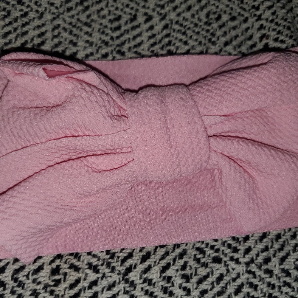 Pink bow